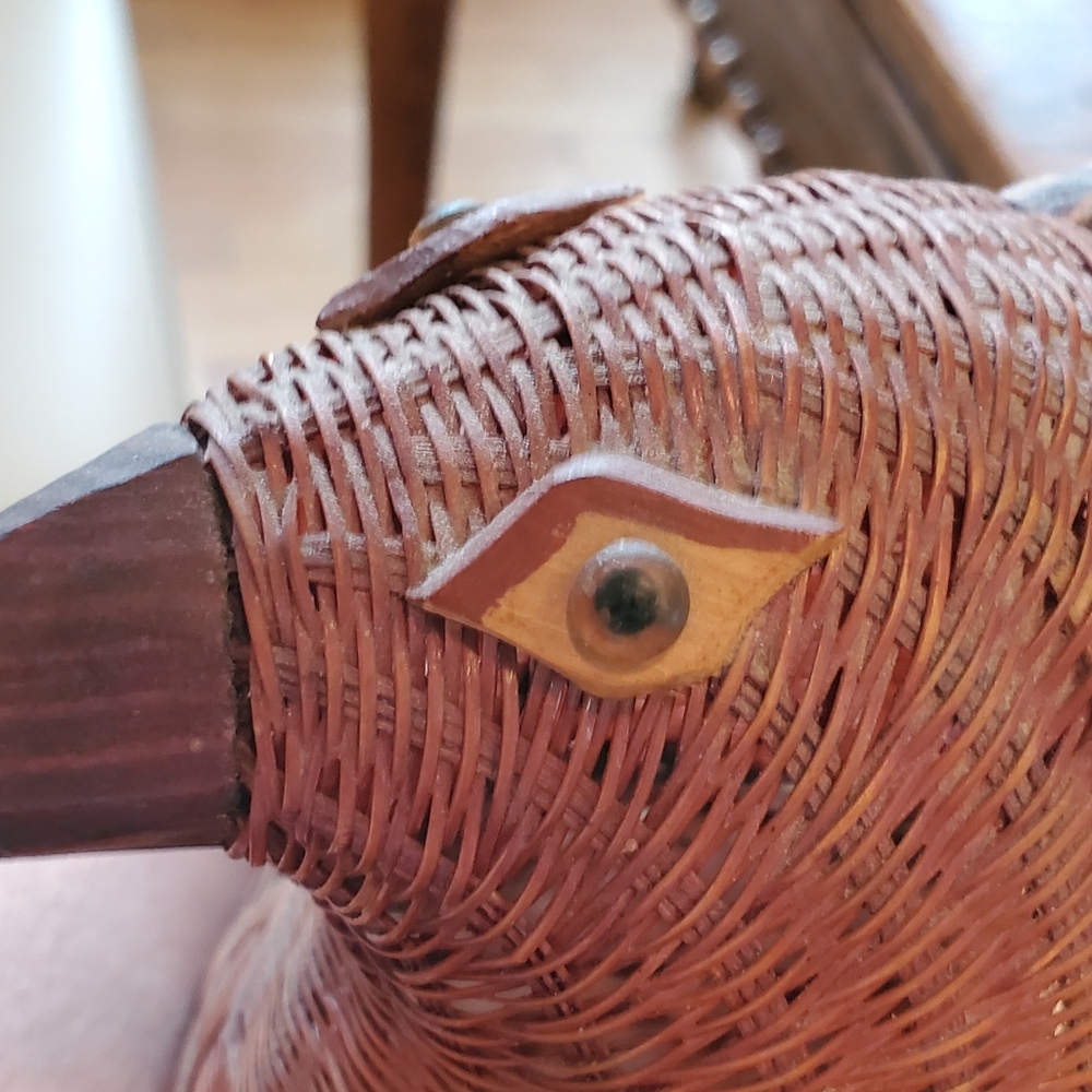 Vintage Handwoven Animal Basket - Picture 6 of 16